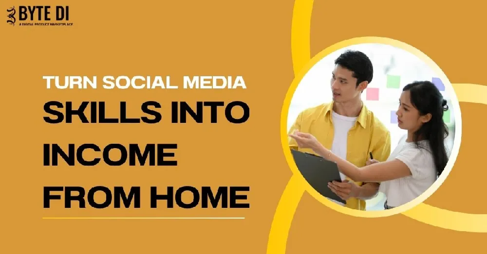 Use social media skills to earn from home